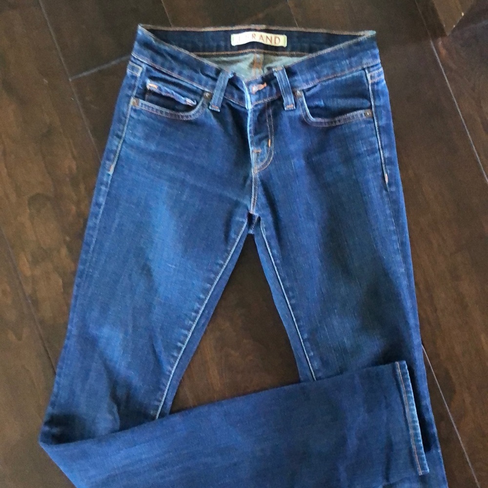 J brand straight leg denim jeans